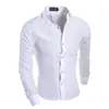[Código europeo] Camisa de manga larga con estampado de estrella de cinco puntas clásica informal para hombre, primavera y otoño 2020, Comercio Exterior 5071