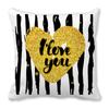 Feliz Día de San Valentín Feliz Funda de Almohada de Cuero Melocotón Almohada Funda de Almohada Plataforma Transfronteriza Suministro de Fábrica zxt549