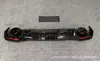 Adequado para Audi A7 Lip Traseiro Ponteira A7L Modificado Rs7 Lip Traseiro Ponteira de Escape Duplo Rs7 Ponteira de Escape Tipo Cano de Canhão