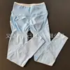 Conjunto de Roupa de Yoga Sem Costura Colorido Acessível Teveo Calças Fitness de Cintura Alta Levanta Bumbum Top Regata Camisola Ajustada