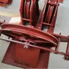 Rodas de Tensão para Mineração São Feitas de Aço Fundido, Que É Resistente ao Desgaste e ao Impacto, Fácil de Instalar, Duradouro e Opera Estavelmente