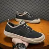 Zapatos Casuales Transpirables Nuevos de Verano para Adolescentes, Zapatos de Lona Cómodos de Caña Baja para Hombre, Zapatos Planos de Color Sólido para Conducir para Hombre