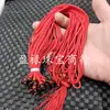 Colgante de Cuerda con Cuentas Superiores de Ágata Roja Cuerda de Colgante Ajustable Jade Jade Hetian Cuerda de Collar de Jade Cuerda de Cable de Jade Cuerda para Joyería