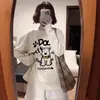 Camiseta de Manga Larga Estilo Coreano para Mujer Diseño Otoño e Invierno 2026 Nuevo Estilo Estilo Perezoso Versátil BF Estudiante Camiseta Básica de Algodón Puro