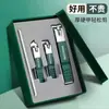 Conjunto de Tesouras para Unhas Domésticas Cortadores de Unhas Anti-respingo Tesouras Grandes para Dedos Conjunto de Ferramentas de Manicure Tesouras Cortadores de Unhas