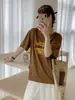 Puestos de Mercado de Trece Líneas Surtidos para Dropshipping: Camisetas de Algodón Copo de Nieve de Verano, Cuello Redondo, Corte Ajustado, Mangas Cortas Versátiles, Directo de Fábrica