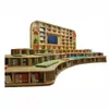 Prateleira de Armazenamento Curva de Grande Capacidade Multi-Camadas Casual Berçário Quarto das Crianças Armazenamento de Brinquedos Estante de Livros para Crianças