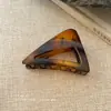 Pinza Triangular de Garra para Mujer, Pinza para el Cabello para la Parte Trasera de la Cabeza, Pinza de Tiburón, Pasador, Adecuada para Cabello Fino, Accesorio para el Cabello