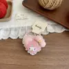 Pinzas para el cabello con forma de corazón de algodón de dibujos animados, Ligas para el cabello dulces, Bandas para el cabello lindas para bebé, Cuerdas para el cabello, Pasadores, Accesorios para el cabello