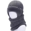 Gorro de Punto Forrado de Polar Transfronterizo con Protección para los Oídos para Ciclismo al Aire Libre, Esquí y Viajes en Ride-Hailing, Gorro de Punto Cálido para Hombre para Clima Frío
