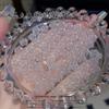 Broca para uñas de flor de cristal de hielo, flor de cinco pétalos, aurora transparente, pétalos tridimensionales, resina, taladro plano, joyería para uñas al por mayor