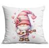 Nueva Funda de Almohada de Amazon Transfronteriza para el Día de San Valentín Linda Funda de Almohada Rosa de Cupido Funda de Almohada para el Hogar