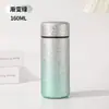 Garrafa de Água Mini Portátil de Bolso Estilosa de Alta Qualidade com Revestimento de Titânio para Mulheres