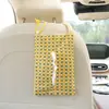Caja de Pañuelos de Coche de Dibujos Animados Dispensador de Pañuelos Colgante para Coche Famoso en Internet Bolsa Colgante para Pañuelos de Coche con Cachorro Lindo