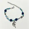 Pulsera de estrella pentagrama hueca punk de chica popular transfronteriza europea y americana, pulsera hecha a mano para pareja con forma de corazón de guitarra