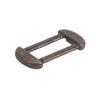 Hebilla de anillo cuadrado de diámetro interior 15 mm zapatos de tela de Pekín antiguos zapatos de equipaje flor ropa hebilla de zapato hebilla de aguja accesorios metal
