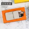 Paquete múltiple de cuero PU simple y conveniente bolsillo para bolígrafo de enfermera en blanco en stock al por mayor estuche para bolígrafos de cuero de color sólido gran capacidad