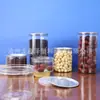 Tapas de fácil extracción en stock, Película de fácil rasgado, Tapas de cristal, Botellas de plástico, Frascos de plástico, Frascos de boca ancha, Frascos sellados, Frascos vacíos al por mayor