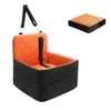 Asiento de Coche para Mascotas 2026 Más Vendido Transfronterizo con Base Antideslizante, Cama para Perro Desmontable y Lavable, Soporte para el Cuello y Asiento Elevado para Perros Pequeños