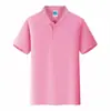 Camisas tipo Polo de Trabajo de Manga Corta Imitación Algodón Hechas a Medida al por Mayor, Camisas Publicitarias, Camisas Culturales, Camisetas con Logo Bordado Impreso en el Cuello