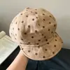 Boina Japonesa Retro de Lunares con Ala Suave para Mujer, Versátil y Artística, Adecuada para Circunferencia de Cabeza Grande, Hace que la Cara se Vea Más Pequeña, Gorra de Periodista, Gorra de Artista, de Moda