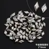 Zircônia Geométrica Irregular Banhada Diamantes de Zircônia com Fundo Plano Multifacetados Super Brilhantes Diamantes para Nail Art DIY Cristal Sintético Zircônia
