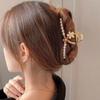 Pinza de metal con forma de tiburón estilo coreano Dongdaemun Love para mujer, nueva horquilla con flor japonesa, accesorios para el cabello, tocados.