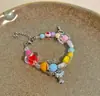 Atuendo Dopamina Caramelo Arcoíris Estrella Amor Collar Moda Femenina Versátil Dulce Fresco Chica Atrevida Cadena para Clavícula Collar