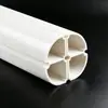 Tuberías de suministro de agua de PVC de grado industrial, tuberías redondas blancas engrosadas, hechas a medida con materiales puros, resistentes a impactos, resistentes a ácidos y álcalis, tuberías lisas