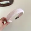 Faixa de Cabeça Colorida de Esponja com Bolinhas Frescas de Verão para Mulheres, Faixa de Cabeça Alta Doce e Versátil, Presilha de Cabelo Infantil, Novo Acessório de Cabelo