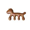 Festival del Año del Caballo Sandalia Pequeña con Forma de Caballo Peine de Masaje de Sándalo, Peine Pequeño con Forma de Caballo para Meridianos del Cuero Cabelludo y la Cabeza, Peine Portátil para Terapia de Cabeza