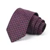 Gravata Masculina para Negócios, Banquete, Uso Casual, Gravata de Luxo, Estampa Jacquard de Seda Poliéster, Logo Bordado, Atacado Personalizado