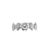 Amazon Europeia e Americana Bráquetes Vazados Dourado Banhado a Ouro Diamante Tendência Cross-Border Temu Hip-Hop Dourado Brilhante Bráquetes Props Dentários