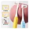 Dentes para Todas as Estações para Cães para Remover Mau Hálito e Tártaro, Escova de Dentes Multifuncional Universal de Três Lados para Animais de Estimação para Cães e Gatos