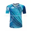 Uniformes de bádminton de secado rápido para hombres y mujeres, de manga corta, personalizables con logo, adecuados para team building de equipos de tenis de mesa y tenis, uniformes deportivos personalizados para equipos disponibles para compra al por mayor
