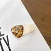 Clip de Goma Acrílica Coreana con Forma de Mariposa Tridimensional para Cola de Caballo Anillo para el Cabello con Diamantes para Todo Tipo de Peinado Pasador