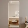 Espejo suave, de pared, autoadhesivo, espejo de cuerpo entero acrílico para uso doméstico, imagen de alta definición, espejo de pared para probarse ropa