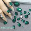 Joyería para Uñas con Pedrería de Punta Esmeralda al por Mayor Decoración de Uñas Mini Marquise Chispeante Gota de Agua Paloma de Amor Huevo