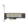 Tarjeta de conversión de expansión de alta velocidad PCIE PCI-E4.0 X4 X8 x 16 con transferencia NVME de disco duro SSD M.2