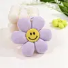 Accesorios de tela con relleno de algodón de girasol sonriente de dibujos animados en colores dulces para manualidades de accesorios para el cabello, broches, decoraciones para ropa, zapatos y bolsos
