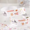 Cinta Troquelada Chica Salsa de Tomate Serie Vida Dulce y Sanadora Mano Alzada Sanadora Decoración de Collage Creativo DIY 6 Estilos