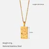 Collar Chenhe de Acero de Titanio para Mujer, Diseño que No se Desvanece, Colgante de Cadena, Joyería de Cadena para Clavícula de Acero Inoxidable, No se Desvanece en Verano