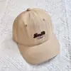 Gorra de Béisbol Infantil de Color Sólido con Protección Solar al por Mayor Gorra de Bebé Niña con Letra Sonrisa Sombrero de Sol para Primavera y Verano para Niños de 3 a 8 Años