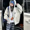 Nuevo Estilo Otoño/Invierno 2026 Casual Niñas Estilo Coreano Niños Medianos/Grandes Sudadera con Capucha de Cara Sonriente y Letra Moderna