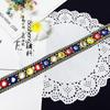 Novo estilo étnico handmade lace acessórios bordado fita totem puxar padrão de ouro algodão diy jóias decoração