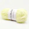 Paño de Cocina Coreano Antiadherente Aceite Hilo de Seda Brillante Seda de Vidrio Bolso Hecho a Mano DIY Trapo de Fresa Hilo Dorado Brillante Lana