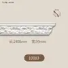 Líneas de Esquina Superior de PU Tallado en Relieve Francés Fabricante Original Múltiples Estilos para Toda la Casa Líneas de PU Imitación Yeso Venta al por Mayor