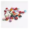 Sino de Natal doces duas cores alta pintura 2,5 cm pequeno sino DIY chaveiro pulseira decorações de Natal