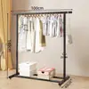 Perchero Extra Grueso, Armario de Pie, Colgador de Ropa Móvil Estilo Crema para Dormitorio en Casa, Perchero Sencillo para Dormitorio, Estante para Balcón