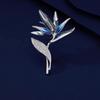 Broche de Circonita de Alta Gama de Lujo Ligero Creativo Corea del Sur Versátil Retro Elegante Elegante Corsage para Traje Accesorios para Abrigo